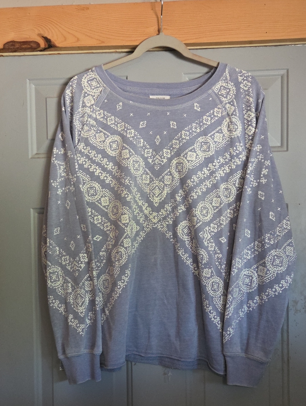 Bandana Print Sweatshirt